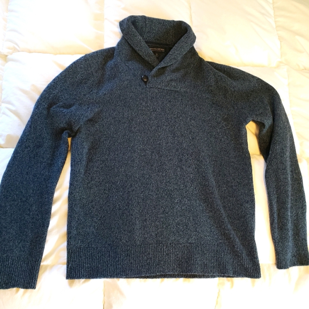 Banana Republic Merino Wool Blue sweater